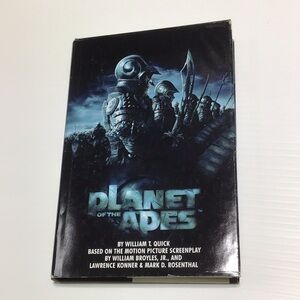Planet of the Apes 2001 Hardcover book with dustjacket and color movie photos